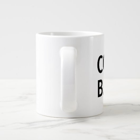 GROSSER KAFFEE BAE Jumbo-Tasse (Rückseite)