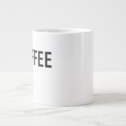 GROSSER KAFFEE BAE Jumbo-Tasse (Vorderseite)