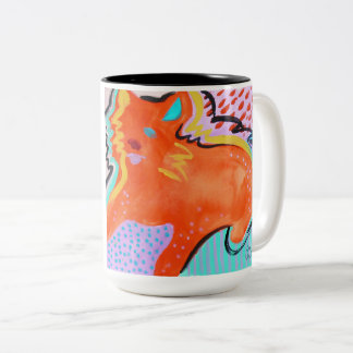 Großer Kaffee-Liebhaber? Dieses ist die Tasse, die Zweifarbige Tasse