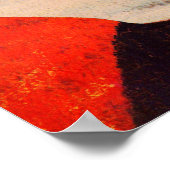 großer Kaffeetrinkdruck Poster (Ecke)