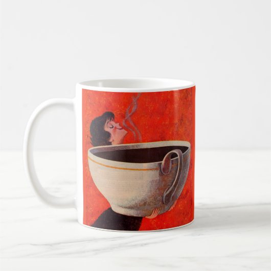 großer Kaffeetrinker Kaffeetasse (Links)