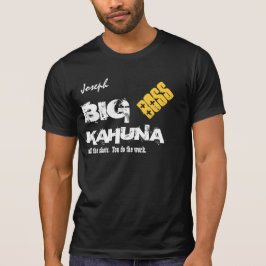 GROSSER KAHUNA individueller Name V08 des lustigen T-Shirt