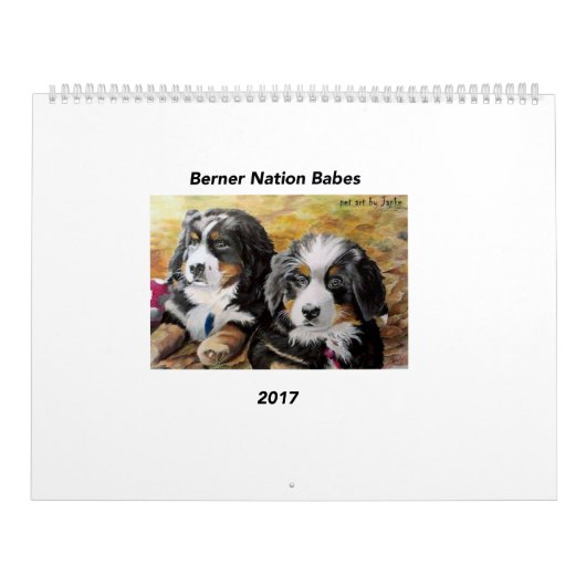 Großer Kalender der Berner Nations-Babys 2017 (Titelbild)