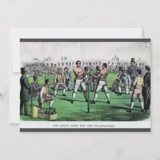 Großer Kampf um die Meisterschaft, Vintages Boxen (Vorderseite)