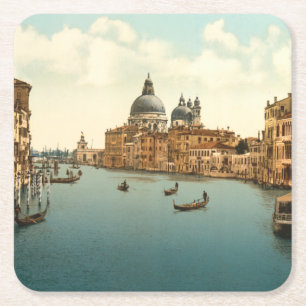 Großer Kanal I, Venedig, Italien Rechteckiger Pappuntersetzer