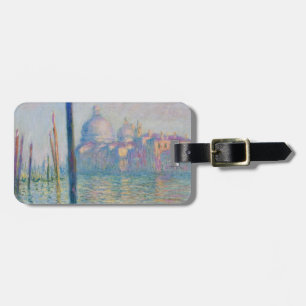 Großer Kanal Monet Venedig Italien Klassisches Gem Gepäckanhänger