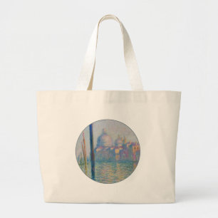 Großer Kanal Monet Venedig Italien Klassisches Gem Jumbo Stoffbeutel