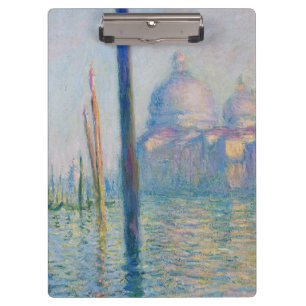 Großer Kanal Monet Venedig Italien Klassisches Gem Klemmbrett