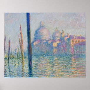 Großer Kanal Monet Venedig Italien Klassisches Gem Poster
