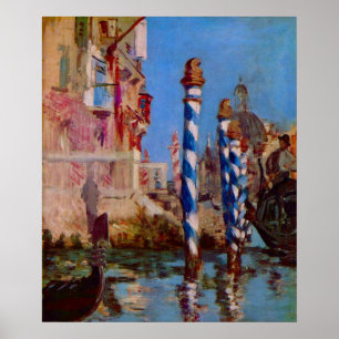 Großer Kanal von Venedig von Edouard Manet Poster
