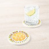 Großer Käse Getränkeuntersetzer (Seite)