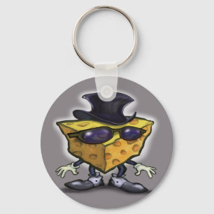 Großer Käse Schlüsselanhänger