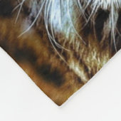 Großer Katzenleopard Fleecedecke (Ecke)