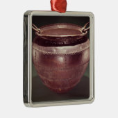 Großer Kessel, von Castlederg, Landkreis Tyrone Silbernes Ornament (Rechts)