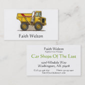 Großer Kipper Visitenkarte (Vorne/Hinten)