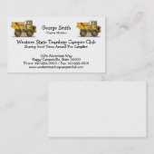 Großer Kipper Visitenkarte (Vorne/Hinten)