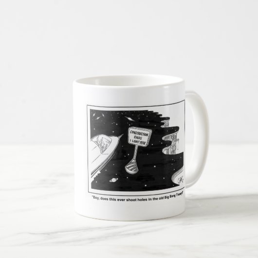 Großer Knall-Theorie-Tasse Kaffeetasse (VorderseiteRechts)