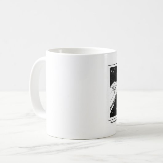 Großer Knall-Theorie-Tasse Kaffeetasse (Vorderseite Links)