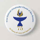 Großer Knopf, 3 Zoll Button (Vorderseite)