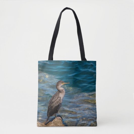 Großer Kormoran auf den Felsen Tasche (Vorderseite)