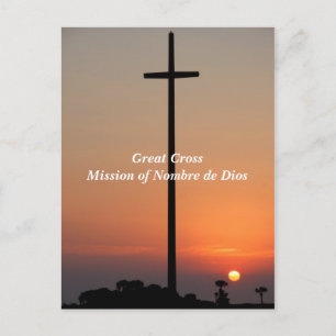 Großer Kreuz-Mission Nombre de Dios Postcard Postkarte