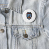 Großer Kürbis-Gläubiger Vogelscheuche Hexenhut Hal Button (Beispiel)