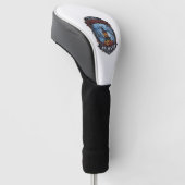 Großer Kürbis-Gläubiger-Vogelscheuche-Hexenhut-Hal Golf Headcover (angewinkelt)
