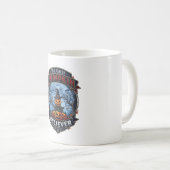 Großer Kürbis-Gläubiger Vogelscheuche Hexenhut Hal Kaffeetasse (VorderseiteRechts)
