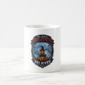 Großer Kürbis-Gläubiger Vogelscheuche Hexenhut Hal Kaffeetasse (Mittel)
