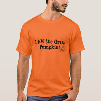Großer Kürbis-Halloween-T - Shirt