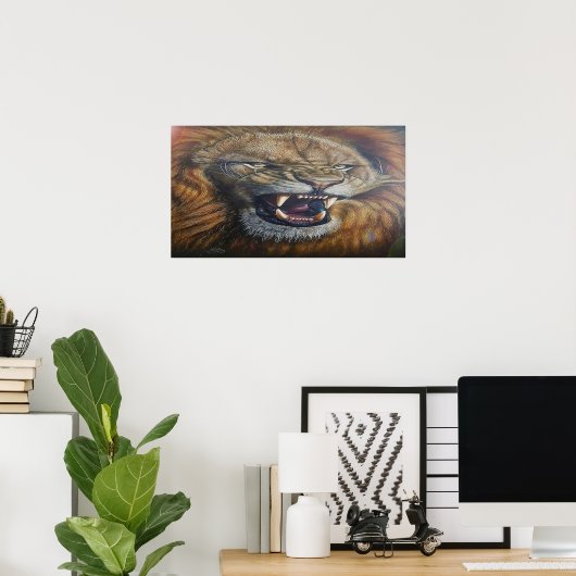 GROSSER LAND POSTER (Heimbüro)