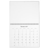 großer leerer Kalender 2026 (Jan 2027)