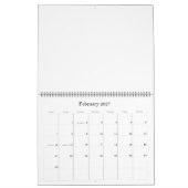 großer leerer Kalender 2027 (Feb 2027)