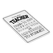 Großer Lehrer Danke, dass du ihm ein Dankeschön ge Magnet (Rechte Seite)