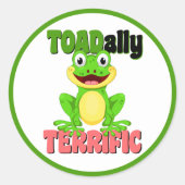 Großer Lehrer Runder Aufkleber (Vorderseite)