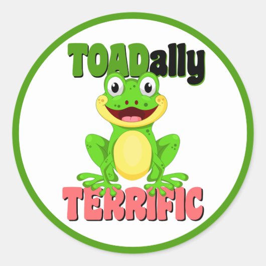 Großer Lehrer Runder Aufkleber (Vorderseite)