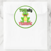 Großer Lehrer Runder Aufkleber (Tasche)