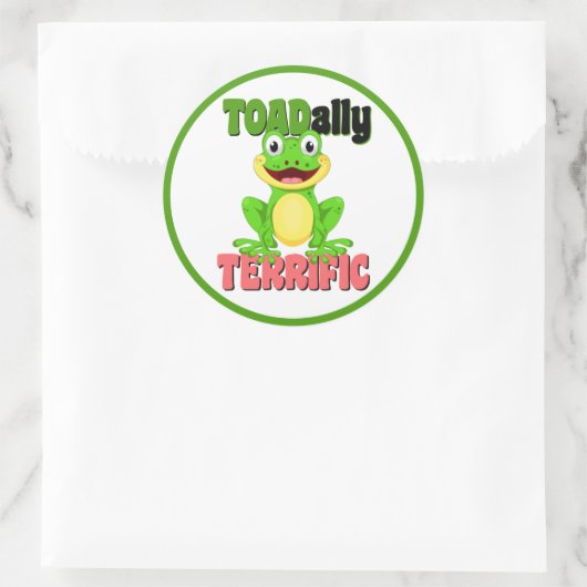 Großer Lehrer Runder Aufkleber (Tasche)