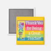 Großer Lehrermagnet Magnet (Vorderseite/Rückseite)