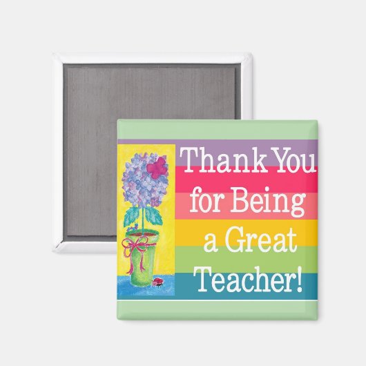 Großer Lehrermagnet Magnet (Vorderseite/Rückseite)