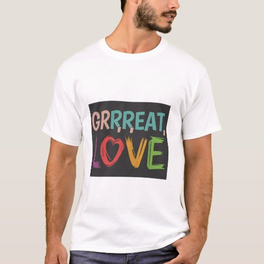 Großer Liebe T - Shirt (Vorderseite)