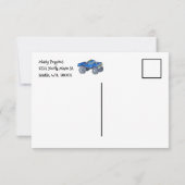 Großer Lieferwagen Dankeskarte (Rückseite)