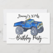 Großer Lieferwagen Einladung (Vorderseite)