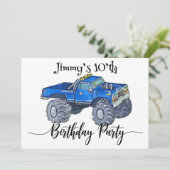 Großer Lieferwagen Save The Date (Stehend Vorderseite)