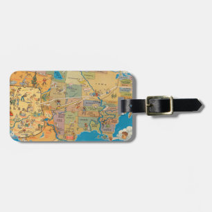 "Größer! "Los Angeles und die Vereinigten Staaten Gepäckanhänger