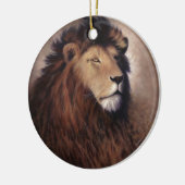 Großer Löwe Keramik Ornament (Links)