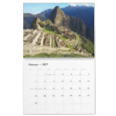 Großer Machu Picchu Peru Landschaftlicher Wall-Kal Kalender (Feb 2027)