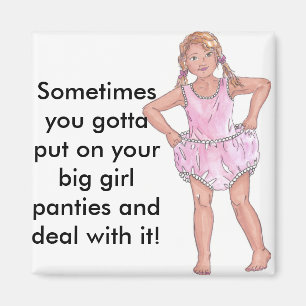 Großer Mädchen-Magnet Magnet