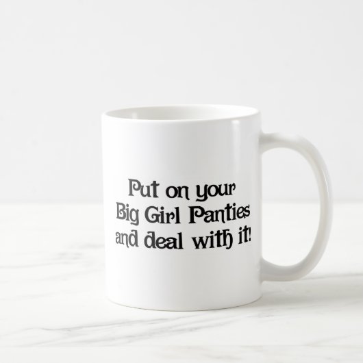 Großer Mädchen-Schlüpfer Kaffeetasse (Rechts)
