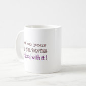 Großer Mädchen-Schlüpfer Kaffeetasse (Vorderseite Links)